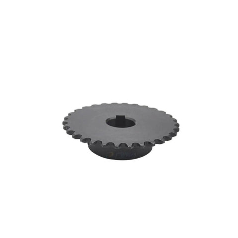 Super Tough Steel Chain Gear Sprocket Wheel With 36 Teeth And 12mm Keyway for heavy duty motor drives, showing robust construction.