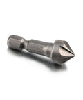 2 Pcs 90 Degree Countersink Drill Chamfer Bits With 1 Quarter Inch Hex Shank For Woodworking And Carpentry Angle
