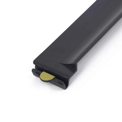 Close-up of black Dust Bin Door Latch Replacement For Vacuum Cleaning Robots 500 600 700 Series And 760 761 770 780 790 Models
