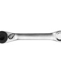 AugustknowU 1/4 Inch Double Ended Ratchet Wrench With 72 Tooth Gear For Ultra Tight Spots, Perfect Mini Hex Key Set Access And Heavy Duty Mechanics Tool Kit In Sleek Silver Finish, silver 1/4 inch double ended ratchet wrench