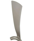 Single durable composite blade from Go-To 48 Inch Indoor Outdoor Ceiling Fan Blade Set for Wrap Custom Collection in brushed nickel finish.