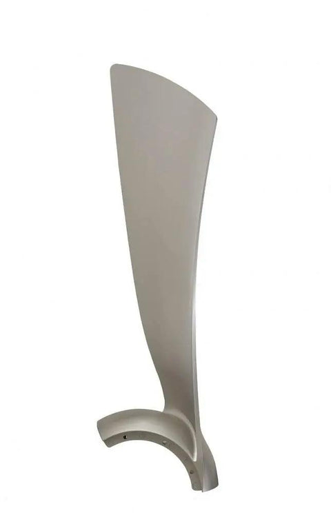Single durable composite blade from Go-To 48 Inch Indoor Outdoor Ceiling Fan Blade Set for Wrap Custom Collection in brushed nickel finish.