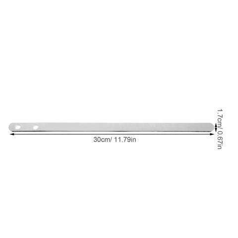 Heavy Duty Manual Rebar Bender 2 Piece Set For Bending Thick Metal Rods And Wire, solid steel measuring 30cm in length.