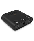 Ultra Compact Dual Channel USB Audio Interface For PC Mac iPhone iPad And Android, Record High Quality Audio On The Go With Any 3.5mm Microphone