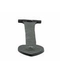 Heart Style Wrought Iron Strap Hinges, 18 Inch, Black Flush Mount With Spade Tip For Gates And Doors, Heavy Duty Rust Resistant