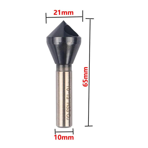 TiAlN Coated Cobalt Countersink Drill Bits Set For Metal Stainless Steel Copper Wood Fiberboard 90-Degree
