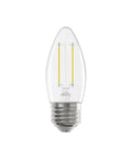 LED bulb with visible filament and E26 base for 60W Replacement LED Globe Bulbs G25 2 Pack Dimmable 500 Lumens 2700K Warm White