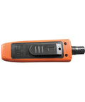 ET110 CO Meter And Carbon Monoxide Tester With Short Term Exposure Limit Alarm, side view, featuring orange casing and sensor.