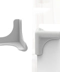 Close-up view of a single silicone corner protector from Four Pack Silicone Corner Protectors For Furniture And Desks, Wear Resistant Edge Guards