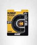 Dwa4220 Oscillating Fastcut Carbide Grout Removal Blade in retail packaging for universal fit with durable carbide edge