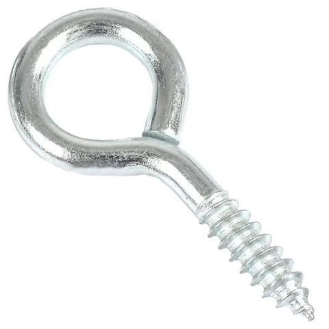 Heavy Duty 10 Pack 2.2 Inch Eye Hooks M5 Screw Eye Bolts Load Bearing 150 Pounds For Indoor And Outdoor Use Zinc Plated Carbon Steel