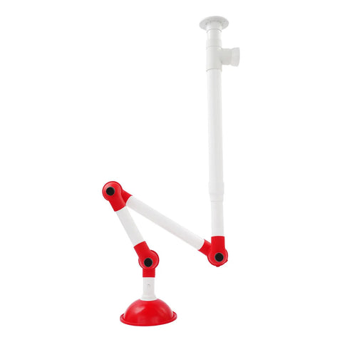 Heavy Duty Laboratory Exhaust Vent For Fume Extraction In Labs, Easy Ceiling Install, durable aluminum alloy and red PP housing