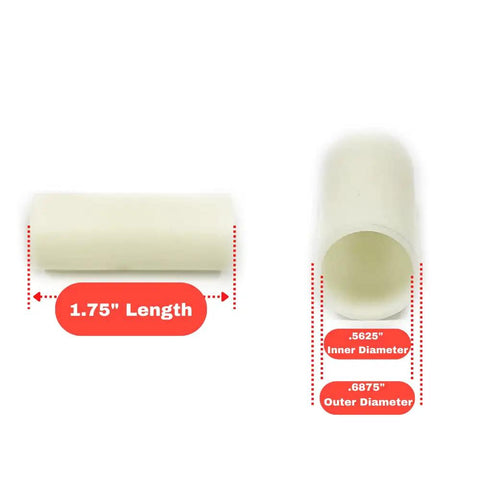 1.75 inch nylon bushing from Heavy Duty Tandem Trailer Axle Shackle Kit For Double Eye Springs Fits 3500 To 5200 Pound Axles