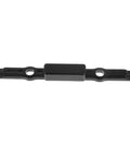 Solid Luggage Handle Button Replacement for Telescopic Pull Rods, black polymer push block, for suitcase repairs.
