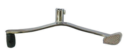Premium Gear Change Lever Pedal Arm Shift Shifter For Honda C70 C90 C100 110cc Smooth Alloy Build, side view.