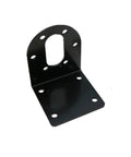 Heavy-duty aluminum planetary gear motor bracket for 550, 545, 520, 3530, and 3540 series motors, L-mount, stable support in robotics.