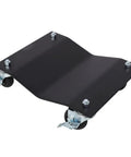 Two Piece Beefy Heavy Duty Car Dolly Set With 5000 Lbs Total Capacity Steel Wheel Dollies With 360 Degree Swivel Casters And Brakes For Garage Trucks SUVs Trailers And Motorcycles black steel dolly with swivel casters and brakes