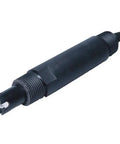 Heavy Duty pH Electrode With Three Fourth Inch NPT Thread 10 Foot Cable Round Tip BNC Connector 0 To 14 pH Range 0 To 80 C Operating Temp Ryton PPS Body Made In USA Industrial Grade Electrodes For Lab And Process Monitoring, black body