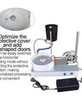 6 Inch Bench Grinder Polishing Machine Gemstone Lathe U Shaped Guard with adjustable grinding mode for jewelry crafting.