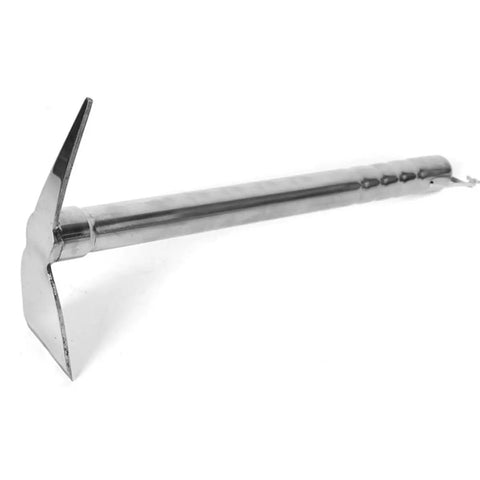 Workhorse Dual-Use Garden Hoe And Pickaxe Stainless Steel Handheld Yard Work Tool with sturdy handle for gardening