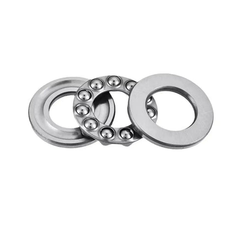 Heavy Duty Thrust Ball Bearing Set Single Direction 20mm Bore 35mm Outer Diameter 10mm Thick Chromium Steel GCr15 Built Tough Pack Of 2