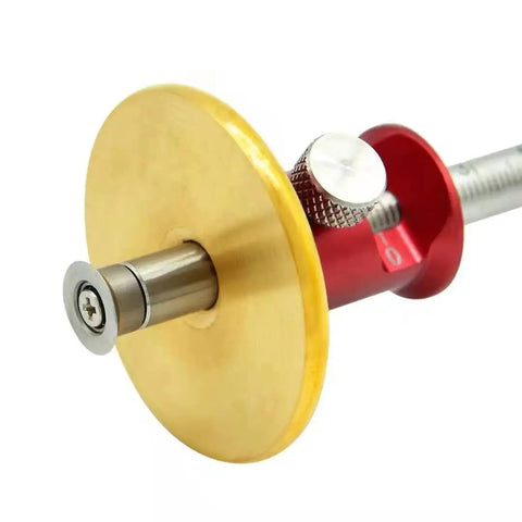 Eight Inch Wheel Marking Gauge With A Sharp Reader Window To Dial In Scribe Lines Fast While Locking Down Hard For Slick Layout Work That Stays Your Absolute Workshop MVP