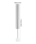 Super Quiet Trash Can Damper Kit For Kitchen And Office Use 4 Pack With Hydraulic Piston Lid Close System, stainless steel and plastic