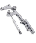 Silent Automatic Cabinet Door Hinge Set With Pneumatic Sliding Action in heavy duty iron for smooth quiet opening