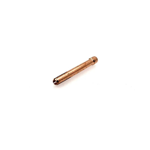 Copper collet from TIG Torch Consumables Kit With Gas Lens And Collet Body For 17 18 26 Series Torches Pro Grade Replacement