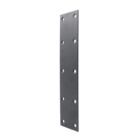 Hardcore Black Stainless Steel Straight Corner Braces With Quick Install Screws For Furniture Shelves And Cabinet Builds That Lock Tight And Keep Wood Square Without Any Sagging Or Extra Fuss Around Your Workbench