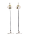 Two Pack Iron Round Disc Cabinet Hinges With Lid Support For Kitchen Cupboard Doors Drop Down Design Full Buffer Smooth Close