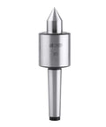 MT2 lathe live center, precision rotary center with silver metal body.