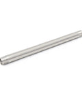 Two Pack 304 Stainless Steel Pipe Nipples With One Quarter Inch NPT Male Threads, 12 Inch Length, corrosion-resistant fitting.