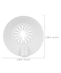 30 Piece Detachable Ceiling Sprinkler Escutcheon Covers Ace Fit For 15Mm 20Mm Pipes slick trim ring, white plastic cover, 2.48 inches.