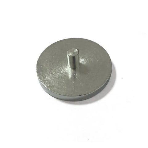 Steel head for Leather Craft Hand Press Tool with 8 cm pressing plate, used for stamping and embossing leather goods.
