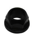 Top Shelf Aftermarket Hex Kingpin Flanged Bushing For Mtd Cub Cadet Toro Riding Lawn Mower Deck Repair Quick Swap Fix For 38 And 42 Inch Cutting Decks Heavy Duty Slick Fit, black plastic.