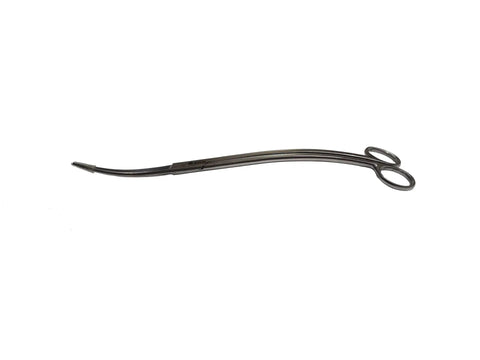 Pro Wave 10 Inch Aquascaping Scissors For Aquarium Plant Trimming And Moss Carpeting Pro Grade Precision Tools To Shape Carpets And Reach Tight Spots For A Pristine Fish Tank. curved black metal aquarium scissors