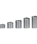 Stainless Steel Helical Thread Repair Insert Kit Set With Multiple Sizes 10 Pieces Beef Up Damaged Tool Threads For Quick Easy Install And Durable Long Lasting Fastener Repair