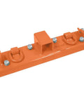 Orange Tractor Bucket Grab Hooks Bolt On Plate With D Ring And Grab Hooks For 2 Inch Hitch Receiver Compatible With Deere Tractors