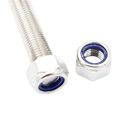 Never Waste Cash On Weak Hardware Pull These Straight Up Heavy Duty M10x250 Full Threaded Rod Studs Forged From 304 Stainless Steel With Reliable Right Hand Threads For Anchor Bolts And UBolts 2 Pack with DIN985 nuts