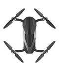 4K Ultra HD Quadcopter Drone With 2 Axis Gimbal Easy To Fly 30 Minute Flight 2 Kilometer Range Pro Grade Camera top view grey finish