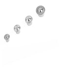 Premium Dowel Centers For Woodworking 6-8-10-12mm Locating Pins Set in silver steel for accurate joinery and precise drilling.