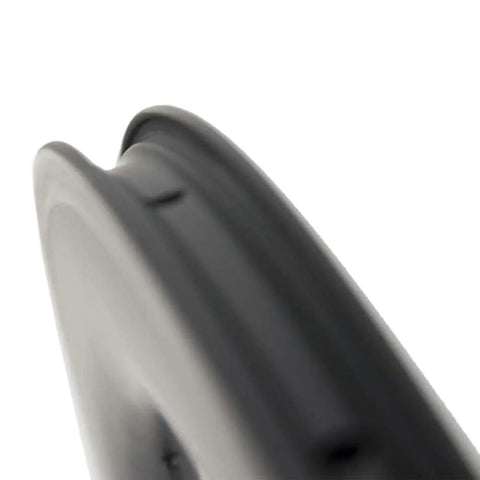 Close-up of the tubeless rim from the Carbon Road Wheelset 700c 38 50 60 88mm Deep Rim Tubeless Ready 25mm Width With Basalt Braking Surface