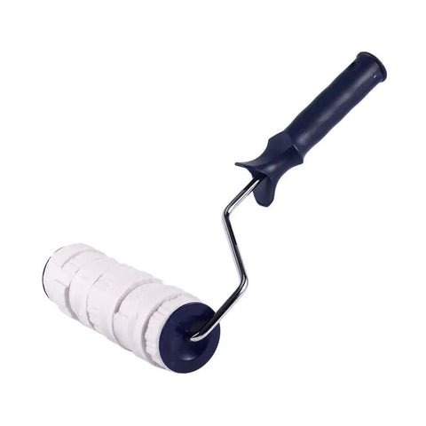 Decorative Paint Roller To Kick Your Walls Up A Notch With Zero Stress Floral Scroll Pattern, 315 mm handle for easy grip and application.