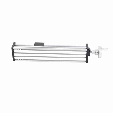 Precision Linear Rail Guide Carriage With 300mm Stroke Manual Handwheel Adjuster For CNC Router Table Woodworking Bench Heavy Duty Aluminum Build Delivers Smooth Ride Shop Ready Hardware Mounting Consistent Accuracy Every Time
