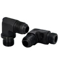 Heavy Duty Carbon Steel D Type Elbow Male Ball Joint Hydraulic Oil Pipe Fitting Forged Right Angle Connector Solid Build Garage Shop Top Shelf Fluid Line Replacement Parts Legit and built to last hard enough for your next big fix up job. black elbow fittings