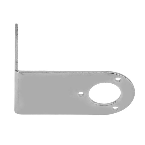 L Type Rotary Encoder Mounting Bracket Beefy Metal Replacement Stand For Encoder Counter With 21mm Hole Diameter side view