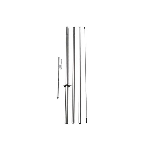Open House Feather Flag Banner Kit With 15 Ft Pole System Ground Stakes Travel Bag Real Estate Outdoor Signage components displayed.