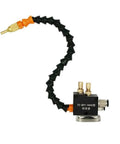 Straight Up Heavy Duty Oil Mist Coolant Pump With Magnetic Base For Cnc Metalworking Machines Adjustable Flow Sprayer 3L Pvc Tank And Flexible Shaft Shop Workhorse with flexible shaft and nozzle.