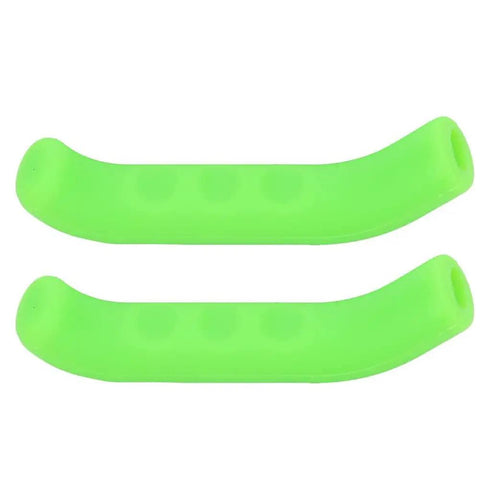 Green silicone bicycle brake grip covers anti slip waterproof shield for mountain bikes and scooters slip on lever protector